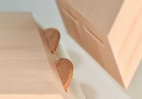 Wooden biscuit